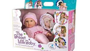 There are worse things than wanting an uberwench looking doll. Like wanting this one. It breast feeds. On children.